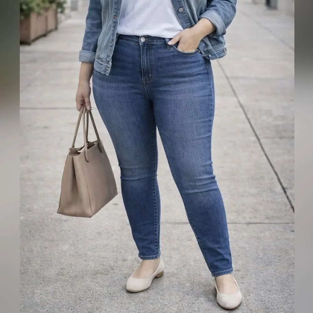 Torrid Premium Sky High Skinny Jeans Women’s Size 22R – Stretch Plus Size Denim